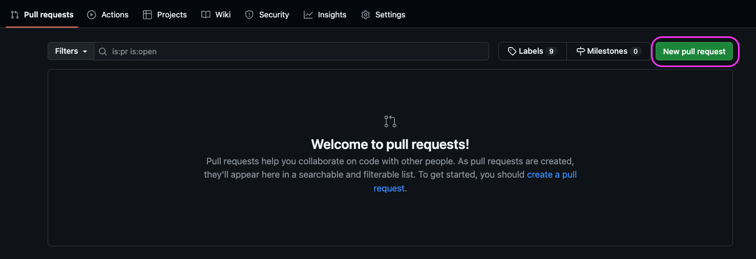 github pull request 2