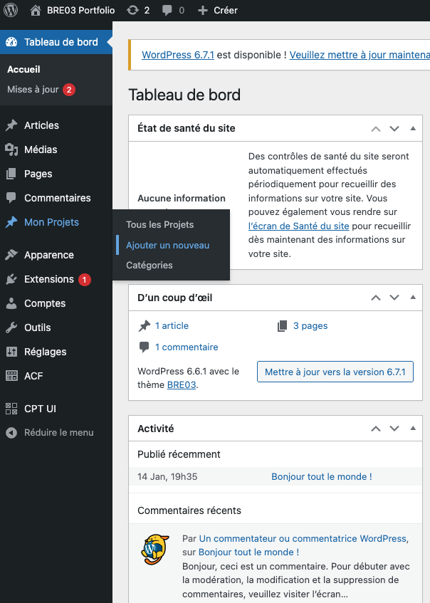 wp projets 1 wp projets 1